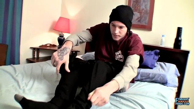 Straight Guy Bangs Fleshlight - Jake Reid