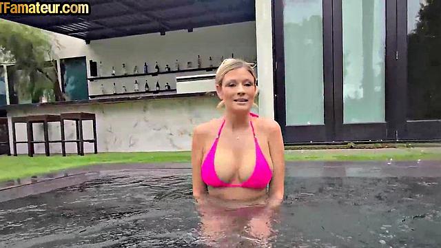 Big-titted MILF banged in POV