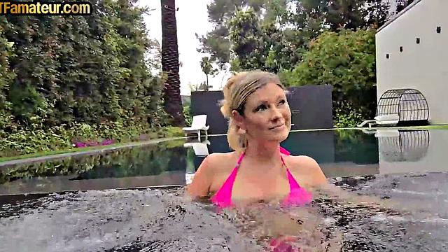 Big-titted MILF banged in POV