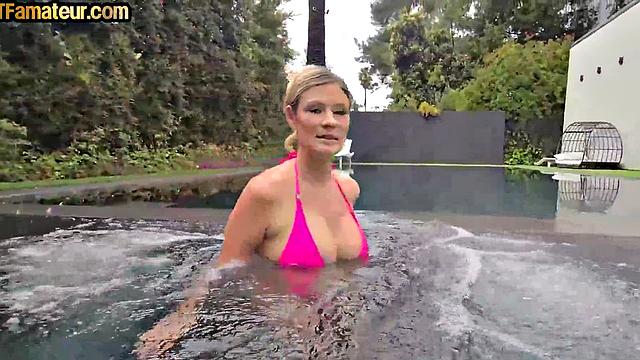 Big-titted MILF banged in POV