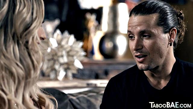 Busty blonde sidefucked by lover