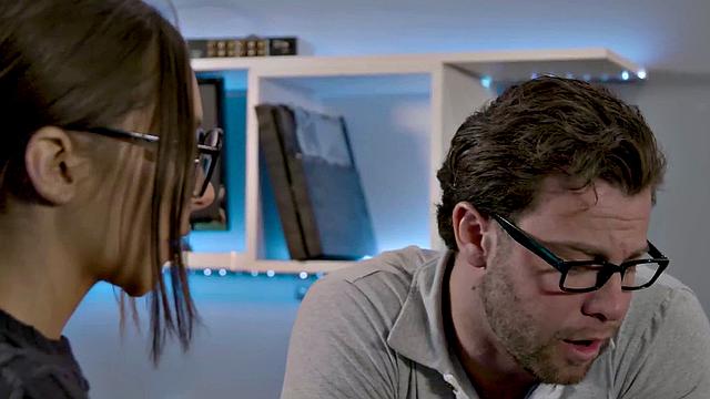 Seductive babe gives BJ and gets banged by her lover