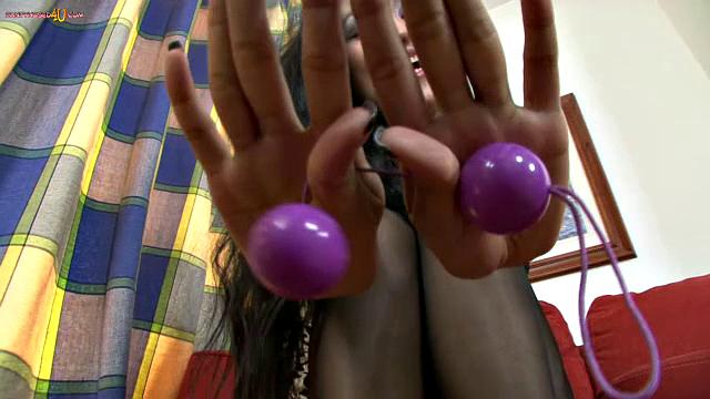 Amy Latina - Playing with my purple