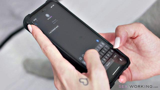 Phone sex worker needs a big cock