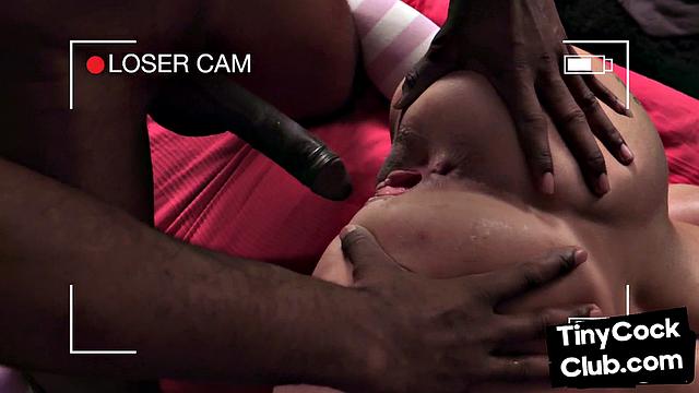 Degrading small guy with BBC