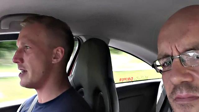 Curvy UK wench hammered by Luke and his mate