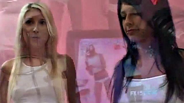 Naughty teens teasing us