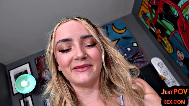 POV Cockhungry babe smashed by BF