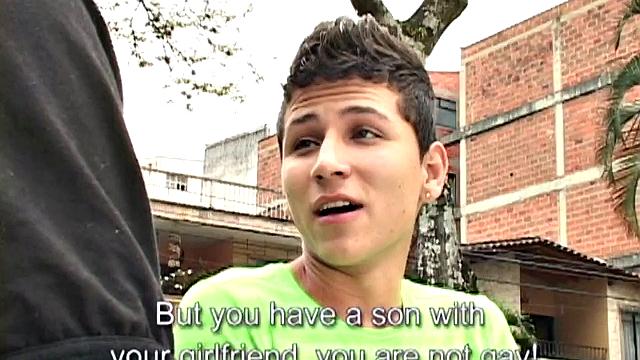 These two smooth Latin twinks head straight indoors for afternoon delight, getting naked and enjoying dick sucking and ass licking.