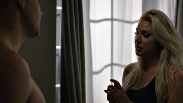 Big titted MILF drilled in doggystyle by fucker