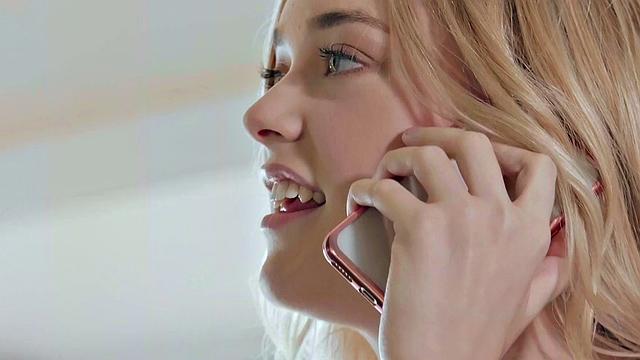 Blonde babe gets her pussy and ass drilled by a big black cock in various positions