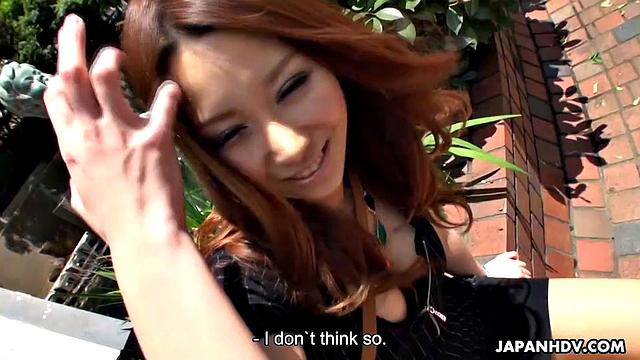 Pretty girl masturbating for her neighbor