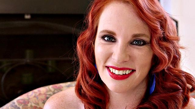 Hot wife Red Vixen has tits and pussy to show you and a story to share