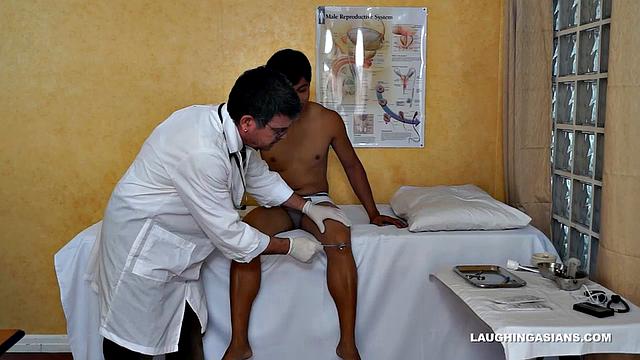 Cute and sexy Asian twink Vahn Valdez visits Doctor Tickles for his annual exam. This ticklish Asian boy has no idea what's in store for him.