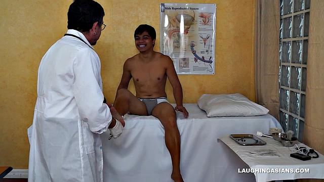 Cute and sexy Asian twink Vahn Valdez visits Doctor Tickles for his annual exam. This ticklish Asian boy has no idea what's in store for him.