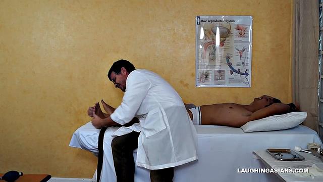 Cute and sexy Asian twink Vahn Valdez visits Doctor Tickles for his annual exam. This ticklish Asian boy has no idea what's in store for him.