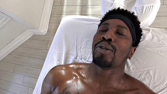 Blonde Masseuse Ashley Lane Is in the Mood for Isiah Maxwell's Big Black Cock