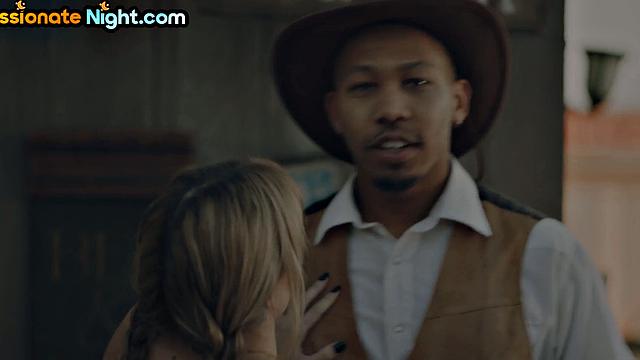 Western cowboy threesome