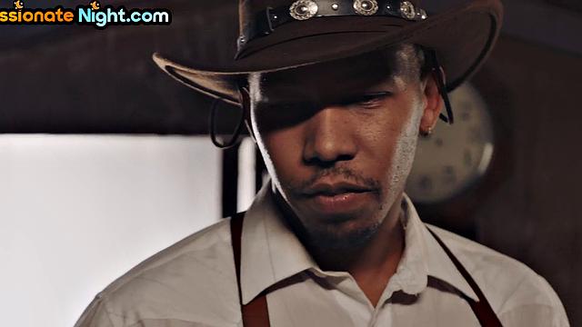 Western cowboy threesome