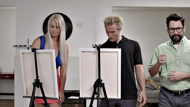 Nympho MILFs spreading cunt