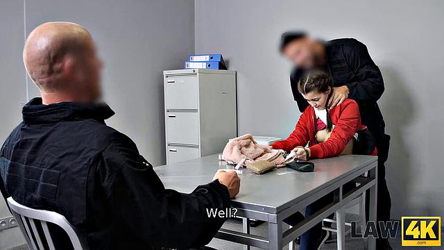 LAW4k. Having hot sex in security can help chick break free