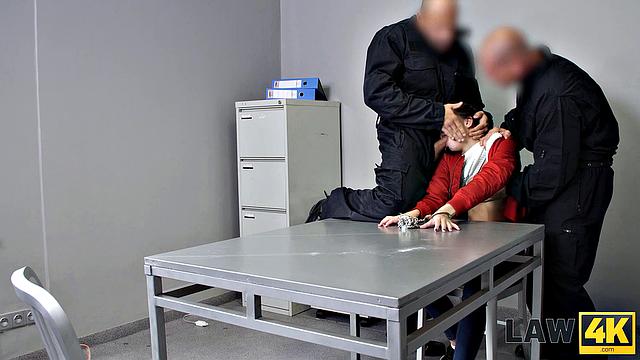 LAW4k. Having hot sex in security can help chick break free