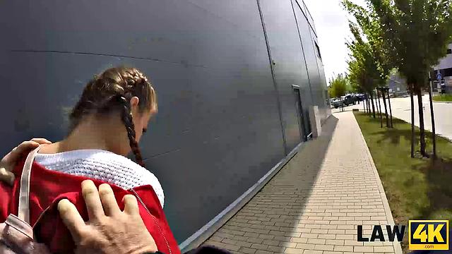 LAW4k. Having hot sex in security can help chick break free