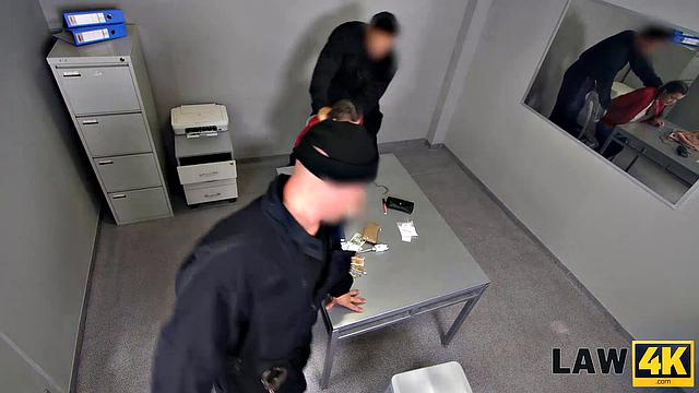 LAW4k. Having hot sex in security can help chick break free