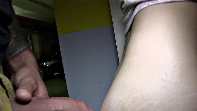 Sexy brunette fucked in a hotel room