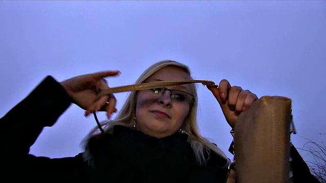 Curvy Blonde Takes All Of Stranger's Deep Inside Her Pussy