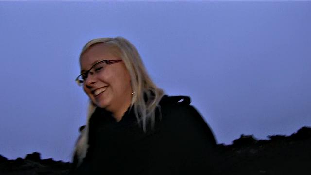 Curvy Blonde Takes All Of Stranger's Deep Inside Her Pussy