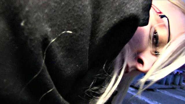 Curvy Blonde Takes All Of Stranger's Deep Inside Her Pussy