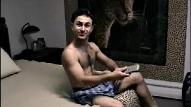 Straight Boy Paulie Beats His Meat