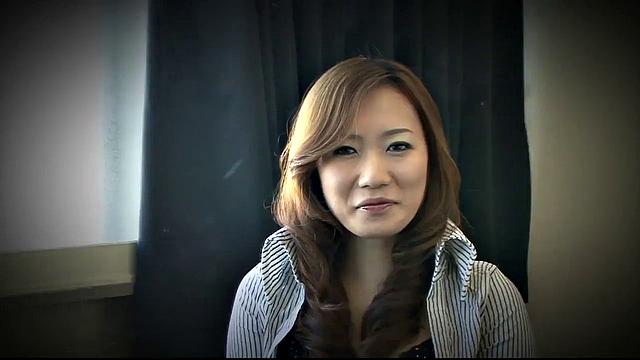 Gorgeous brunette sucking a hard cock and fucked