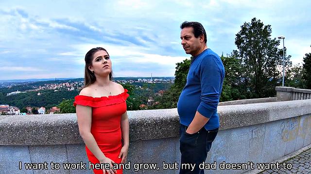 HUNT4K. After anger, man permits rich stranger to fuck his daughter