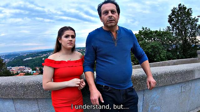 HUNT4K. After anger, man permits rich stranger to fuck his daughter