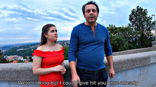 HUNT4K. After anger, man permits rich stranger to fuck his daughter