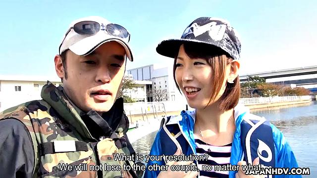 У Nonoka Kaede на лодке клюнул не только окунь