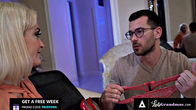 LUSTY GRANDMAS - Sexy Granny Fucks With Panty Thief Who Wanted To Sniff Her