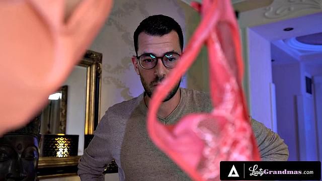 LUSTY GRANDMAS - Sexy Granny Fucks With Panty Thief Who Wanted To Sniff Her