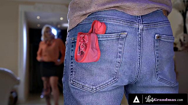 LUSTY GRANDMAS - Sexy Granny Fucks With Panty Thief Who Wanted To Sniff Her