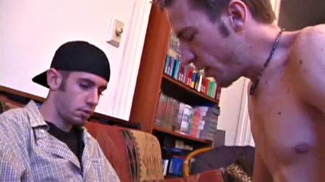 Sweet and young Tag is back and joined by Kent Stryker. Kent doesn't waste any time on his friend's hard dick, sucking on it like a piece of candy.