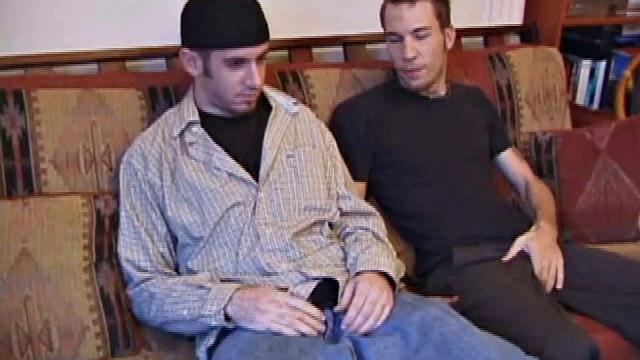Sweet and young Tag is back and joined by Kent Stryker. Kent doesn't waste any time on his friend's hard dick, sucking on it like a piece of candy.