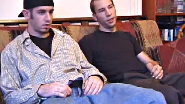 Sweet and young Tag is back and joined by Kent Stryker. Kent doesn't waste any time on his friend's hard dick, sucking on it like a piece of candy.