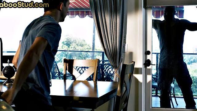 Hairy DILF assdrilling beau as wife is away