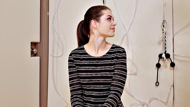 Suspended whore throating