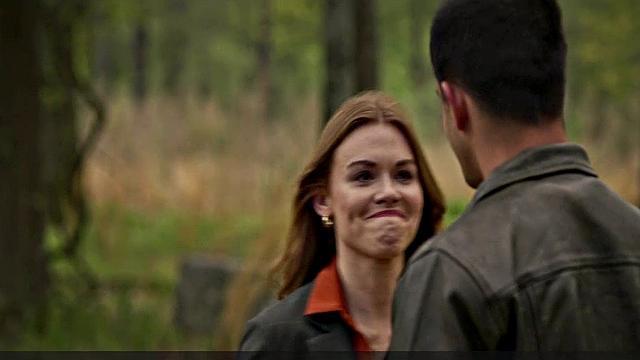 Kinky celebrity Crystal Reed strips down and shows off her naked butt