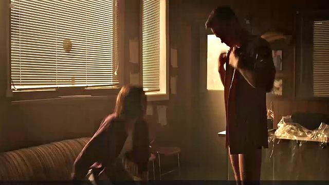 Kinky celebrity Crystal Reed strips down and shows off her naked butt