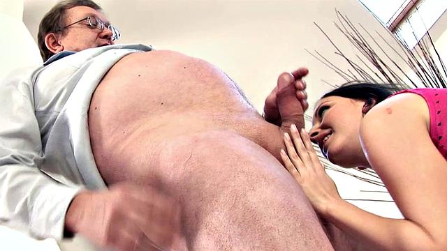 Hot babe with her tutor