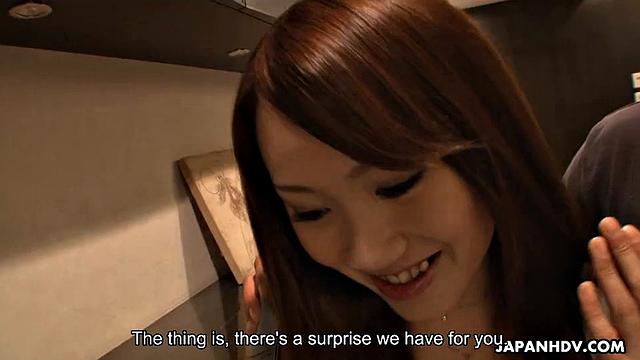 Nasty bukkake with cutie Yui Takashiro